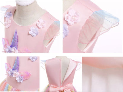 Roze Eenhoorn Verkleed Jurk