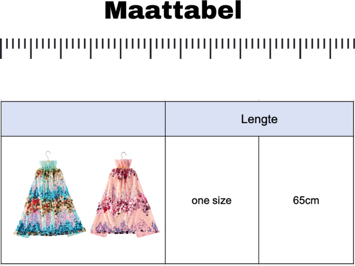 Luxe Verkleedcape Roze met Glitters en Pailletten Roze