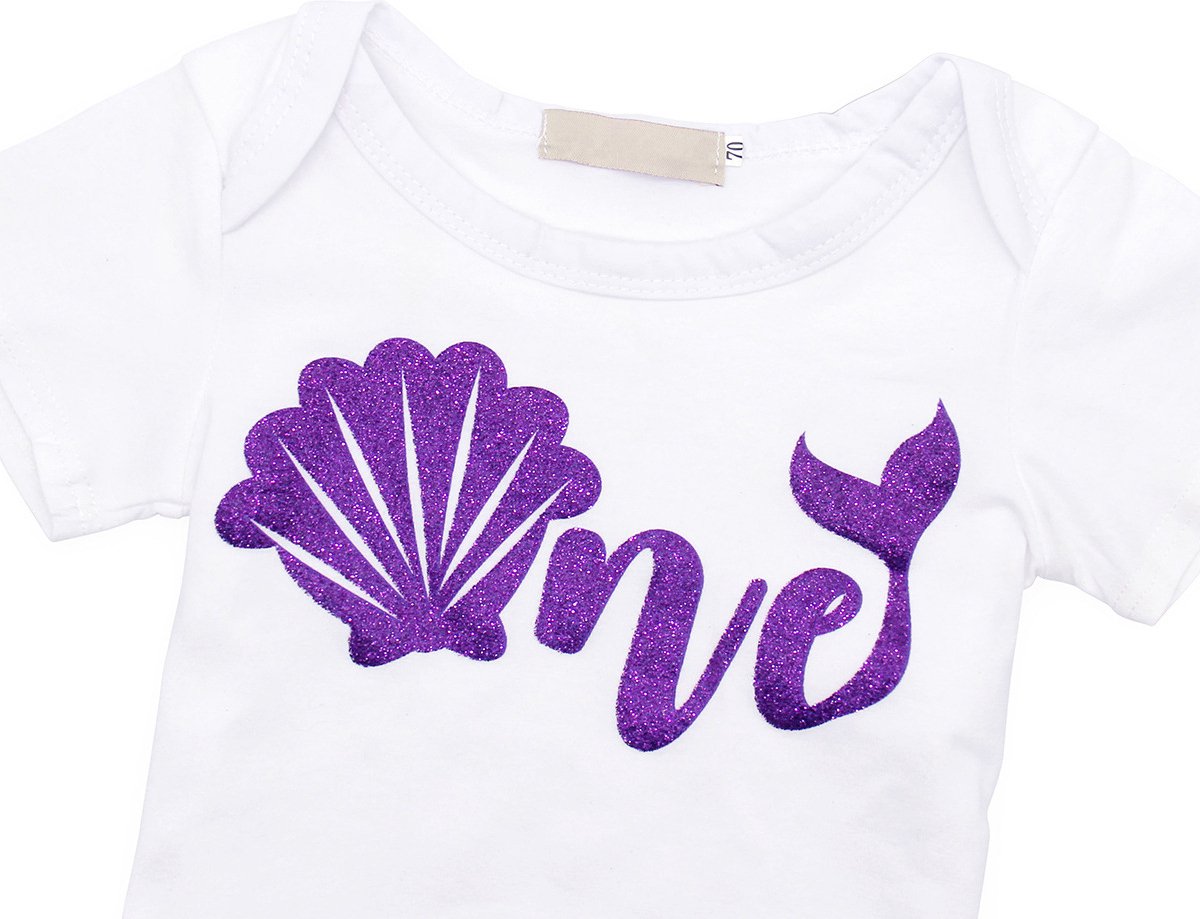 Mermaid verkleedpakje voor Baby met haarband