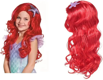Kleine Zeemeermin Pruik Rood