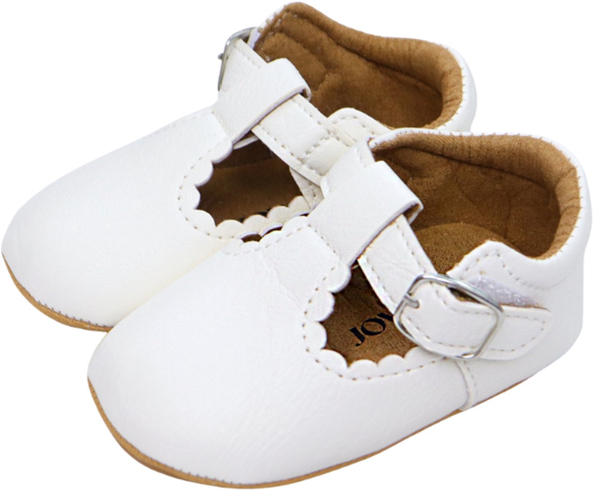 Baby Schoentjes Wit voor Baby's van 6 tot 18 maanden