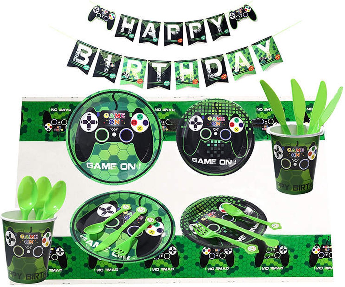 Gaming Verjaardag Feestset