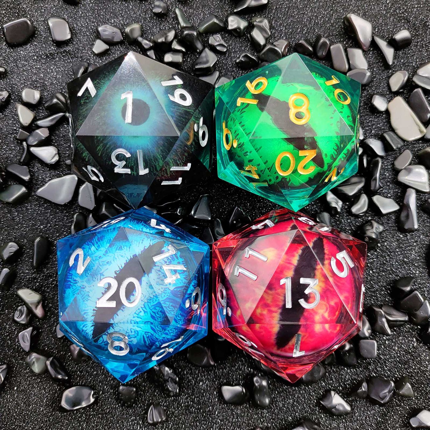 Chonk d20 – Liquid Core “Pink Gazer”