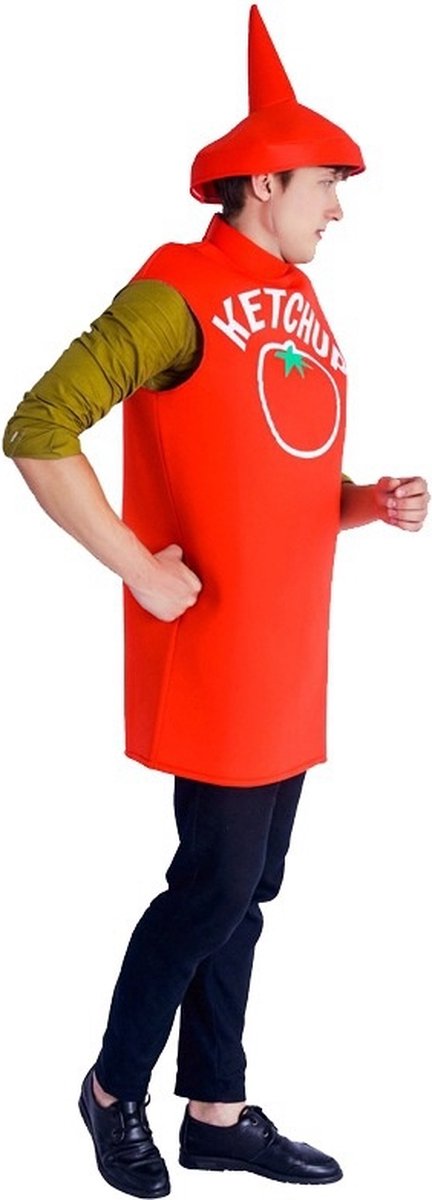 Ketchup Fles Verkleedpak Volwassenen