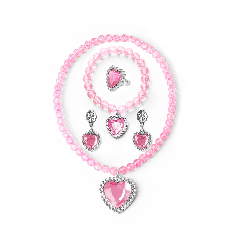Prinsessen verkleedcape met Accessoires Regenboog