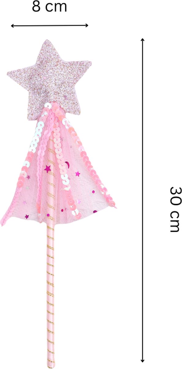 Regenboog tutu met Vleugels en Staf