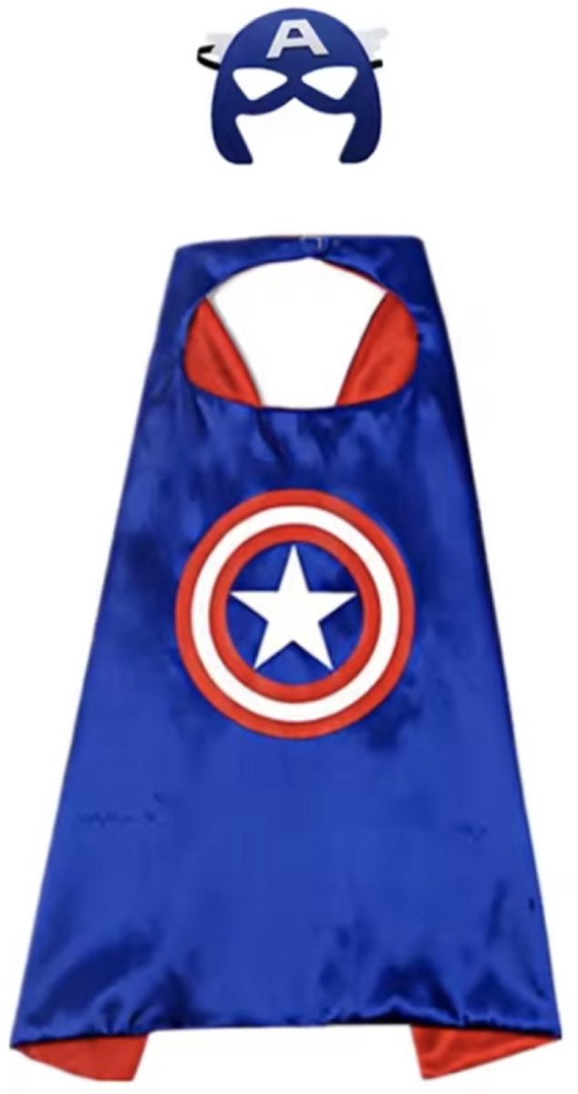 Captain America Superheld Cape en Masker Set