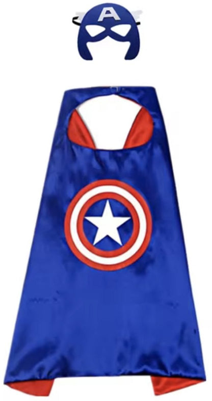 Captain America Superheld Cape en Masker Set