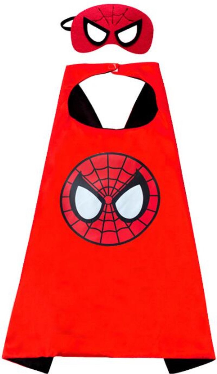 Spiderman Superheld Cape en Masker Set