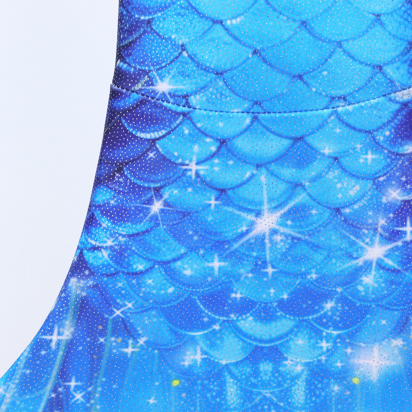 Zeemeerminstaart met Bikini met MONOVIN Verkleedset Blauw Roze met Franje