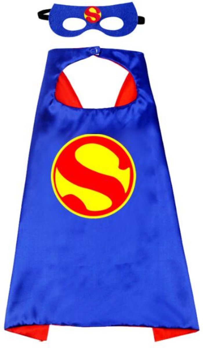 Set van 2 Superman en The Hulk Superheld Cape en Masker Set