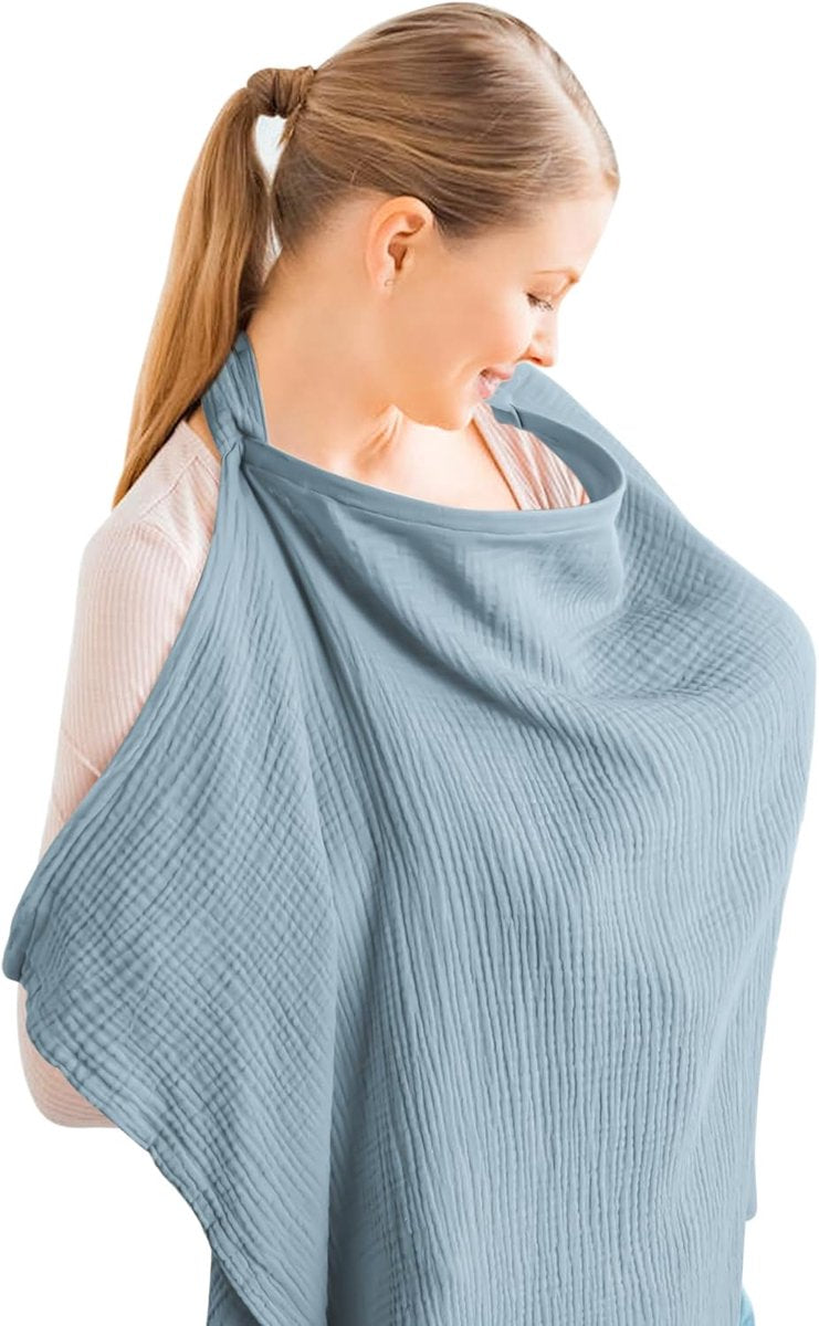 Verstelbare Borstvoedingsdoek Blauw