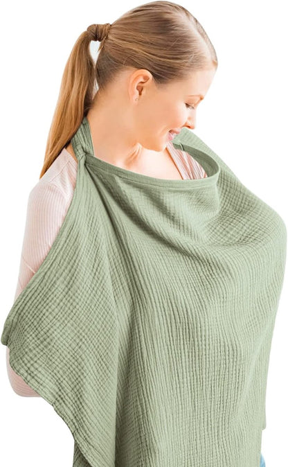 Verstelbare Borstvoedingsdoek Mint Groen
