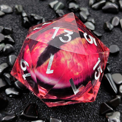 Chonk d20 – Liquid Core “Pink Gazer”