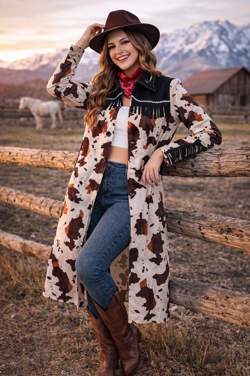 Cowgirl Verkleedset Dames Western Jas