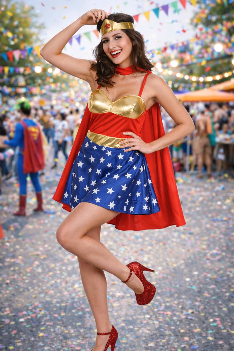 Wonder Woman Superheldin Verkleed Kostuum Dames