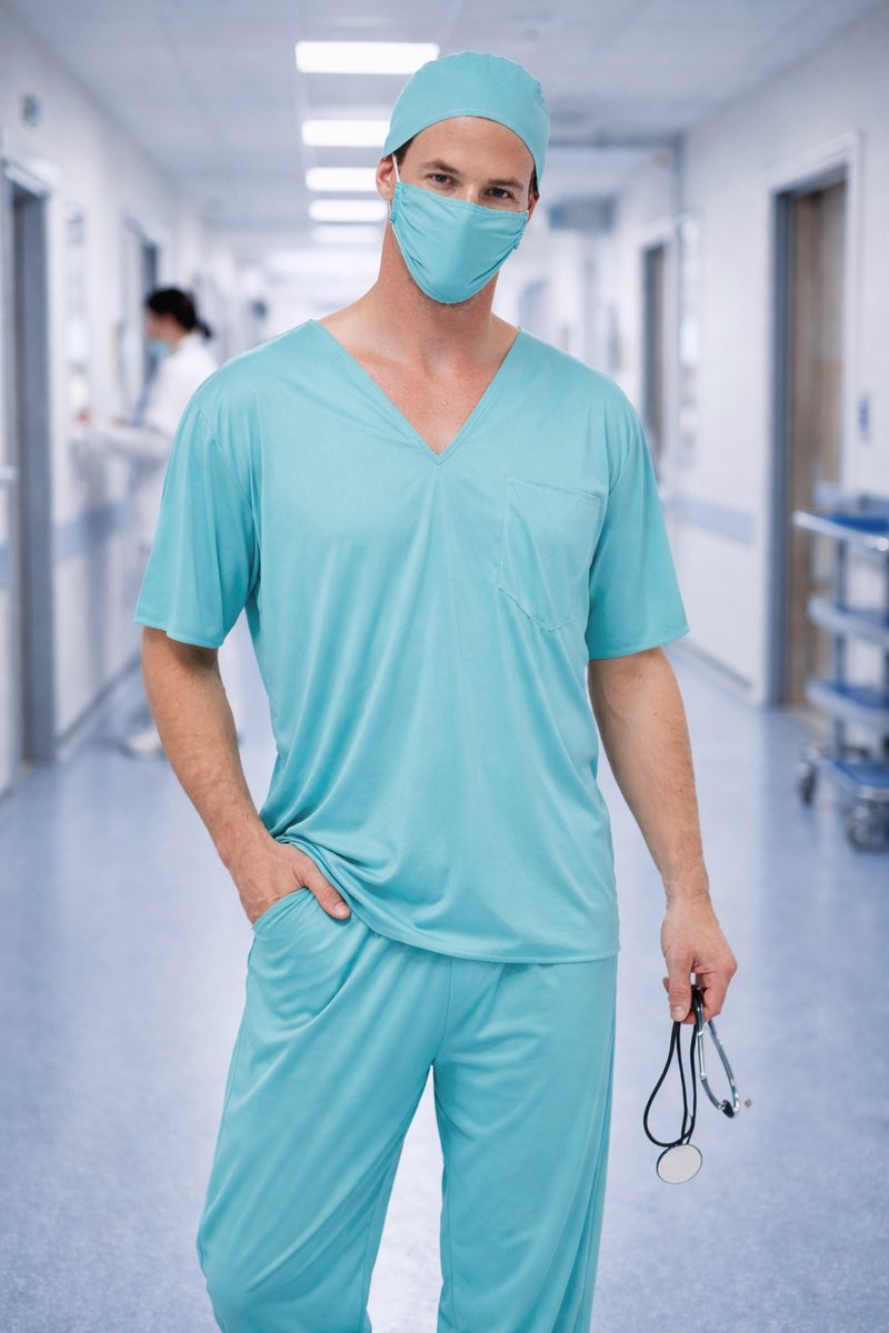 Chirurg Dokter Verkleedpak Heren