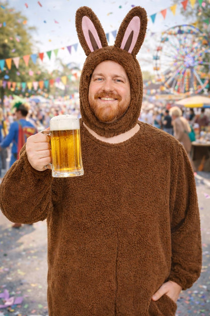 Bunny / Konijn Onesie Verkleedpak Heren