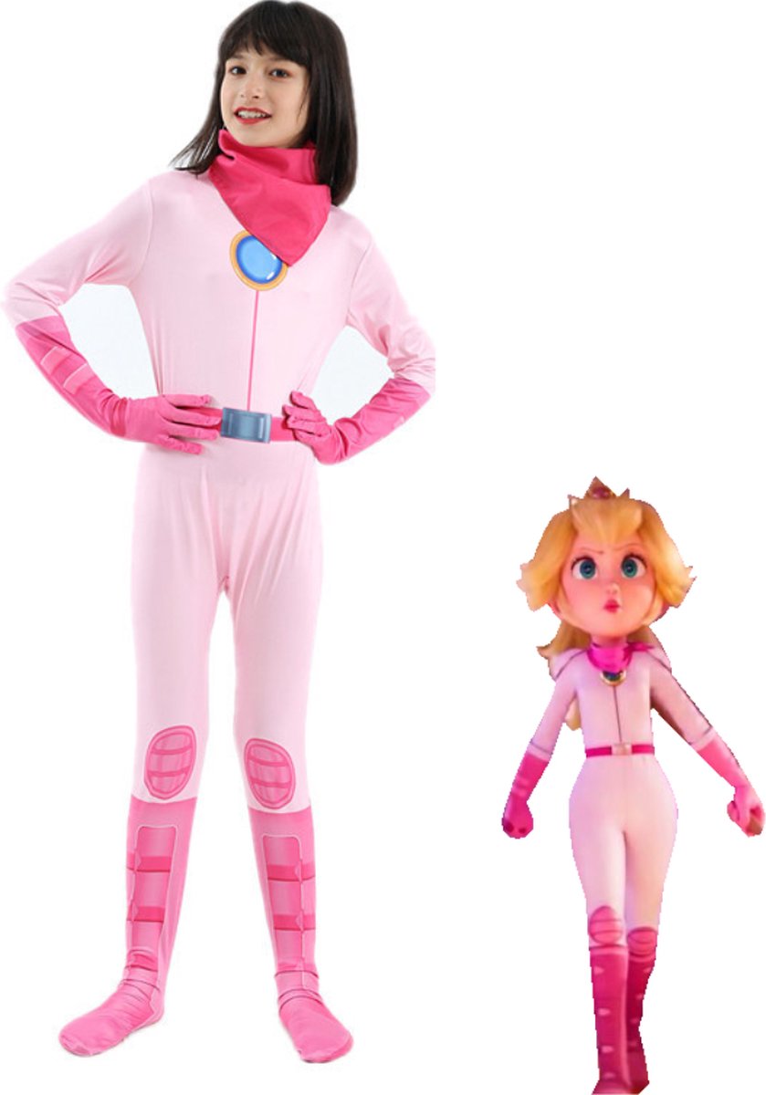 Princess Peach verkleed pak voor kinderen