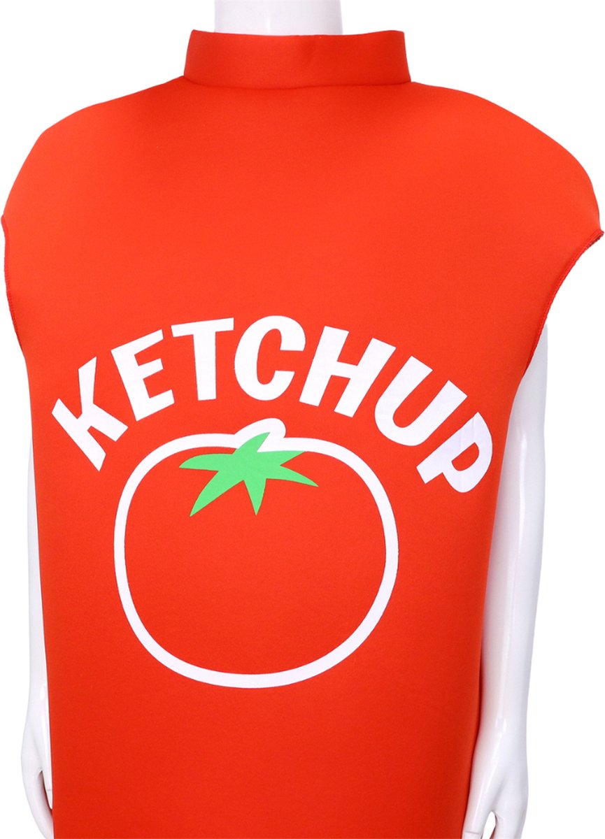 Ketchup Fles Verkleedpak Volwassenen