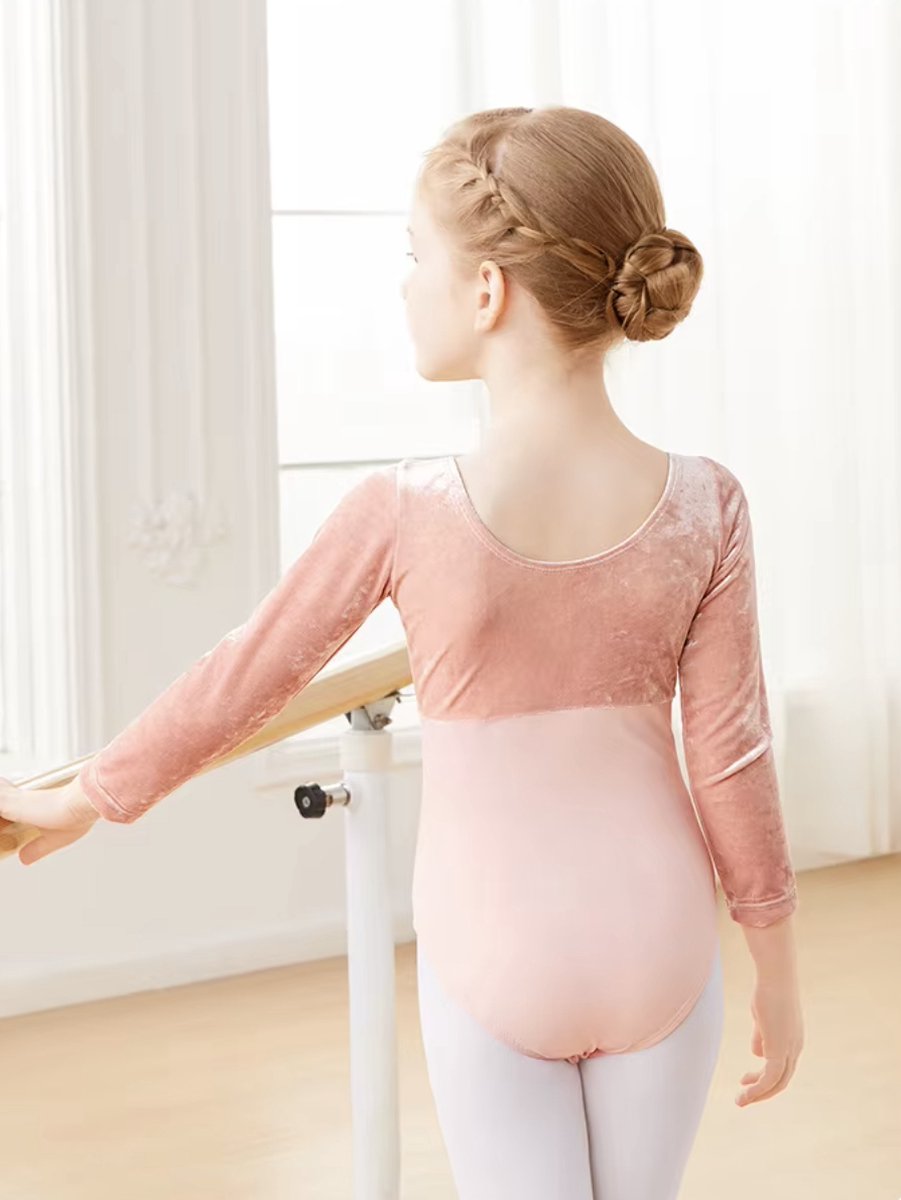 Roze balletpakje met Fluwelen Body voor 3 tot 12 jaar