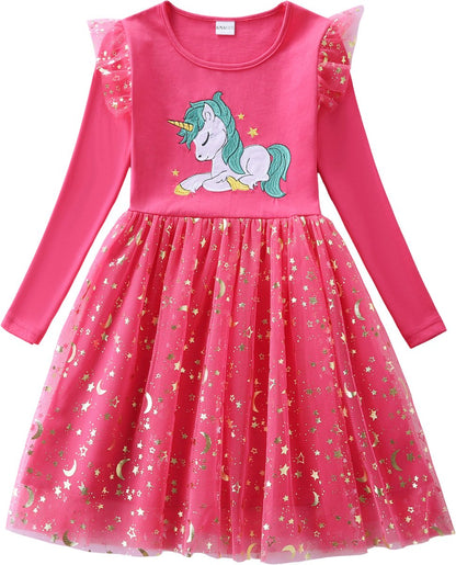 Comfortabele Unicorn Verkleedjurk Meisjes