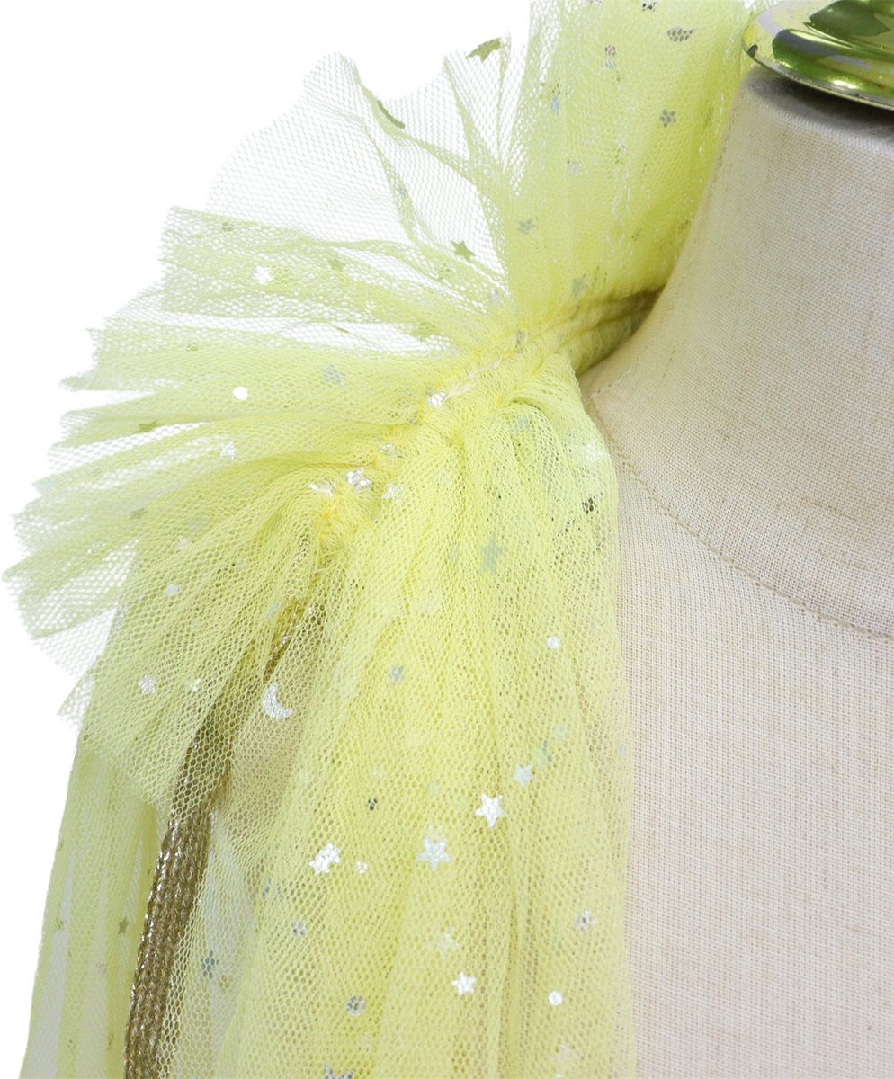 Verkleedcape met Accessoires Licht Geel