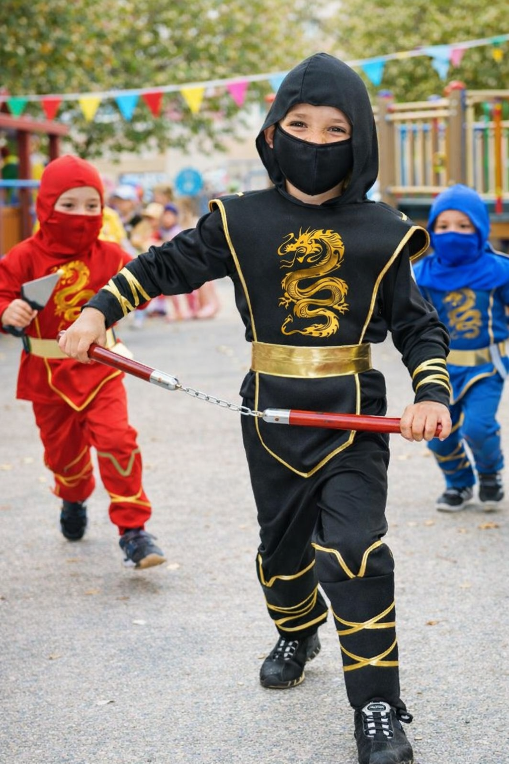 Ninja Verkleedpak Kind Zwart