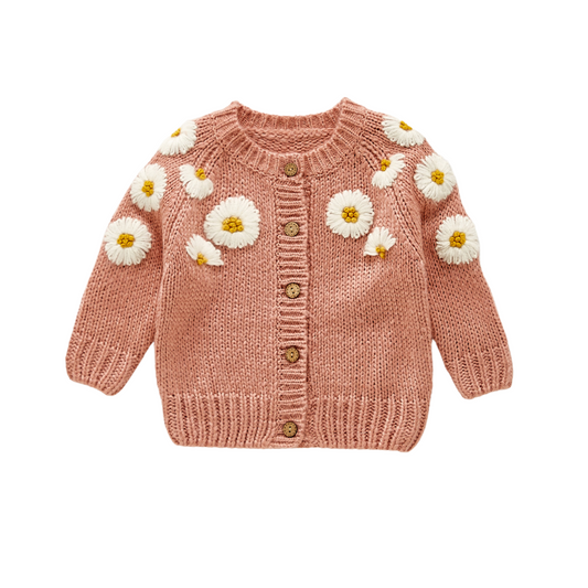 Vestje Madeliefjes Oud Roze