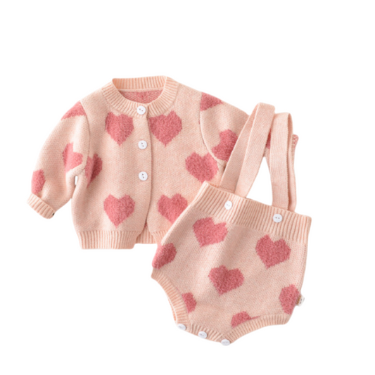 Baby Sweater set Harten