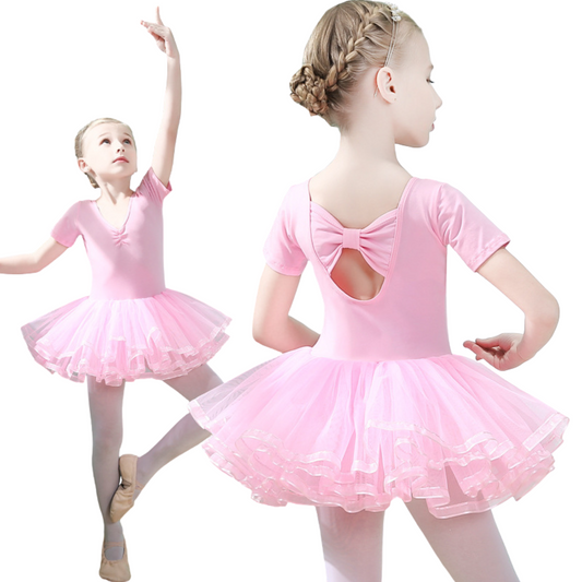 Ballerina Jurkje Met strik (3 tot 12 jaar)