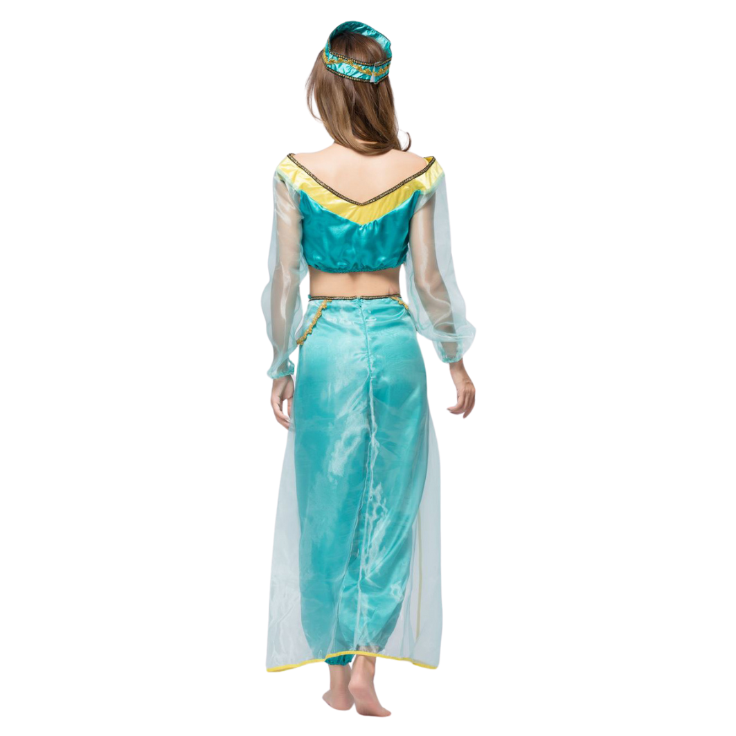 Verkleed Pak Prinses Jasmine Volwassenen