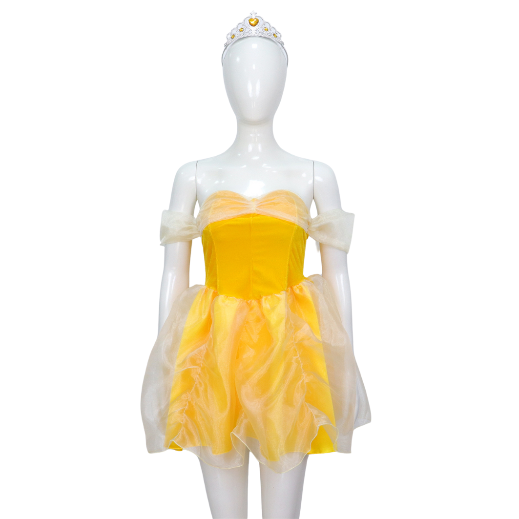 Belle Verkleed Jurk Volwassenen Kort