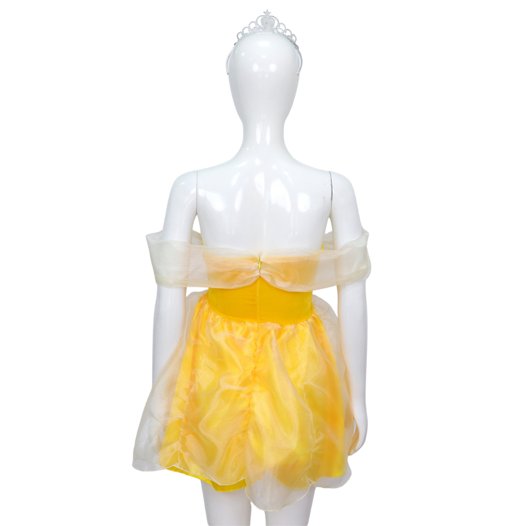 Belle Verkleed Jurk Volwassenen Kort