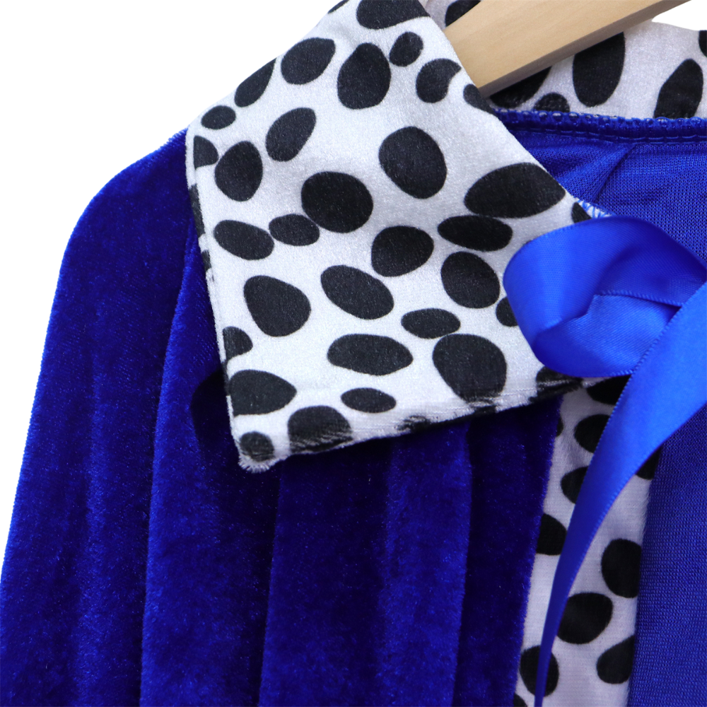 Koning cape/mantel met Kroon en staf voor volwassenen Blauw