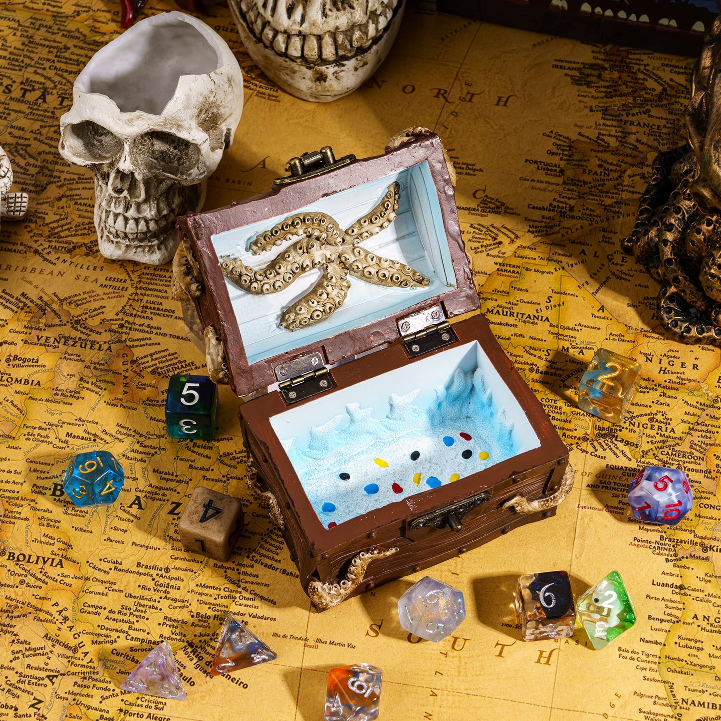 Octopus Dice Chest – Kraken’s Keep