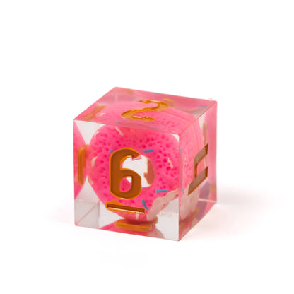 7 delige Resin Dice Set “Donut Delight"
