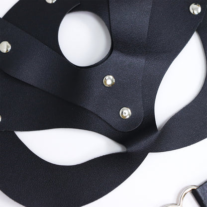 Faux Leer Kattenmasker volwassenen