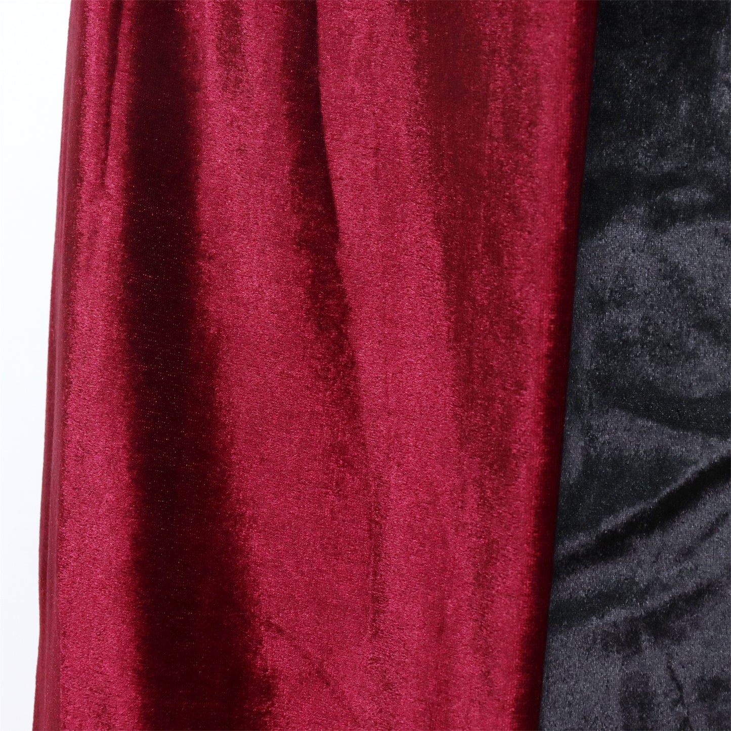 Luxe Mantel Volwassenen Met Capuchon - Donker Rood