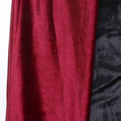 Luxe Mantel Volwassenen Met Capuchon - Donker Rood