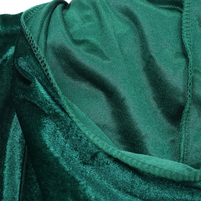 Luxe Mantel Volwassenen Met Capuchon - Donker Groen