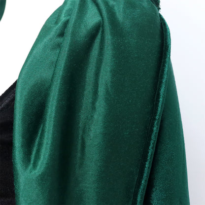 Luxe Mantel Volwassenen Met Capuchon - Donker Groen