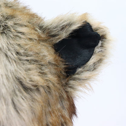 Faux Fur Berenmuts met Pootprint & Handwarmers