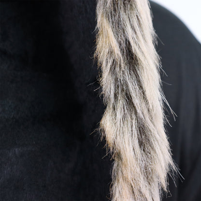 Faux Fur Berenmuts met Pootprint & Handwarmers