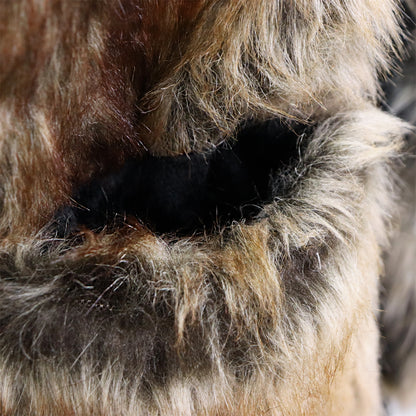 Faux Fur Berenmuts met Pootprint & Handwarmers
