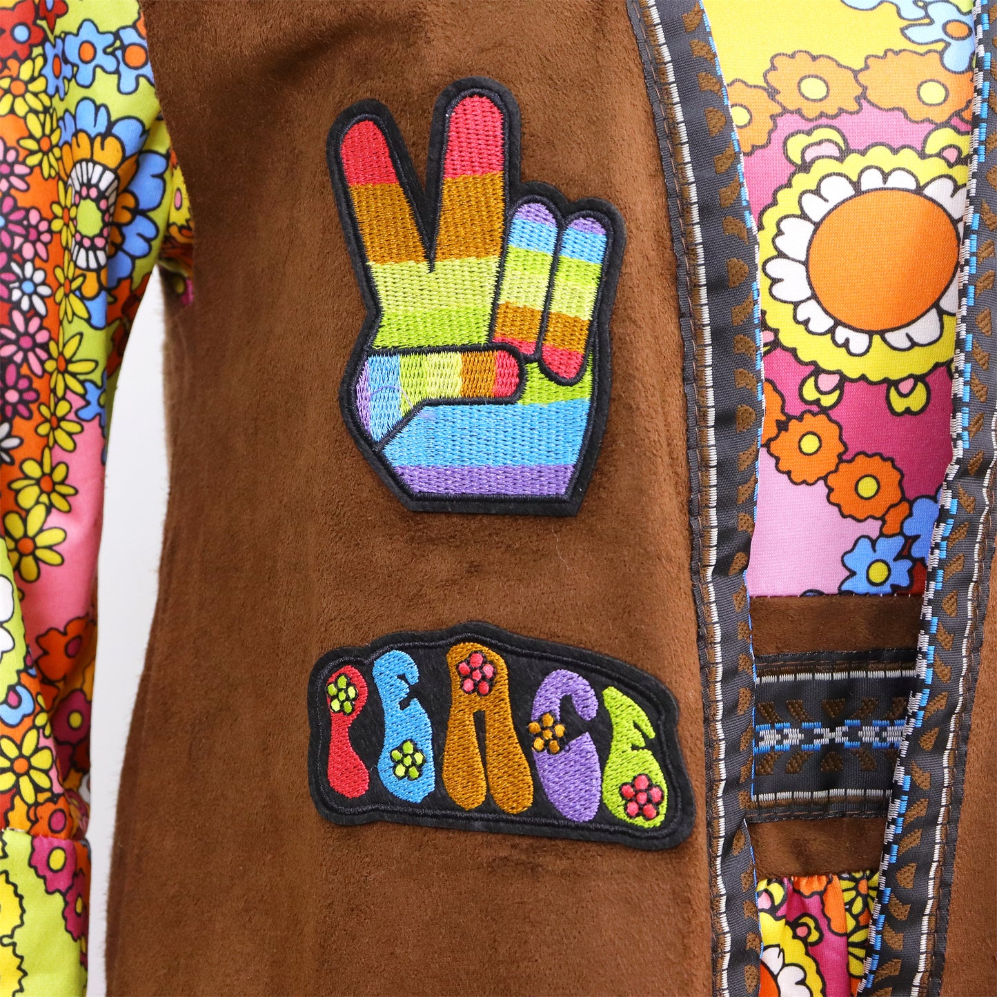 Hippie Jurk Dames met Vest & Hoofdband