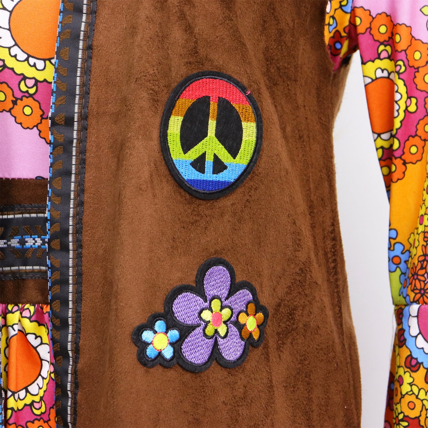 Hippie Jurk Dames met Vest & Hoofdband