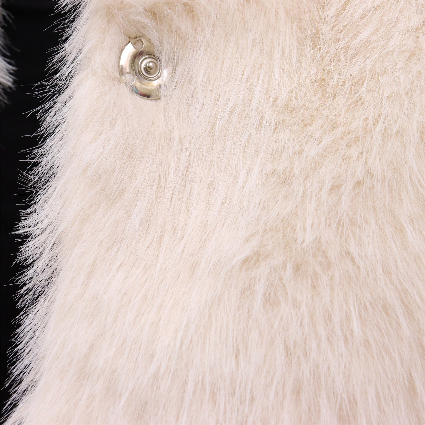 Beige Faux Bontjas voor Dames