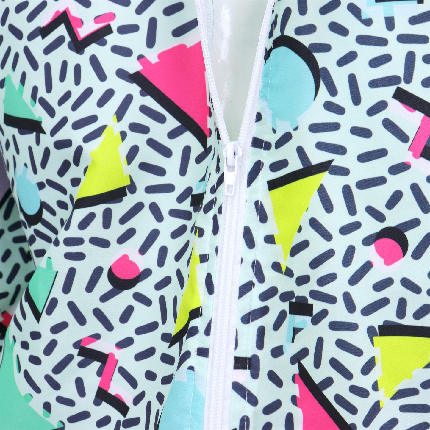 Retro Trainingspak Volwassenen Mintgroen met Retro Print