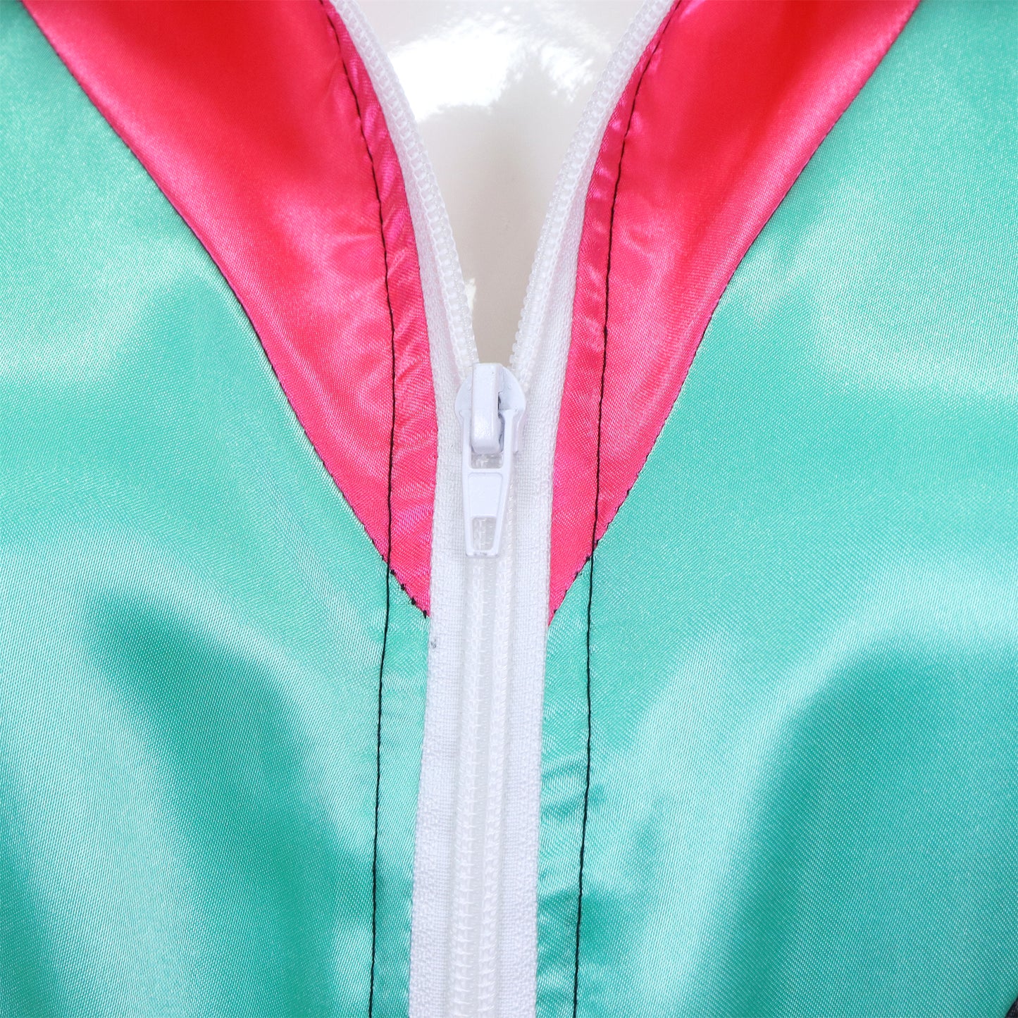 Retro Trainingspak Volwassenen Zwart met Neon Roze & Groen